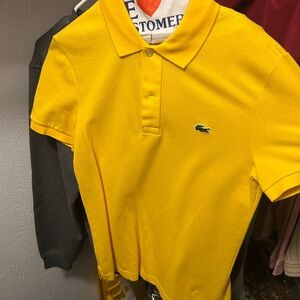 Lacoste Vibrant Yellow Polo Shirt